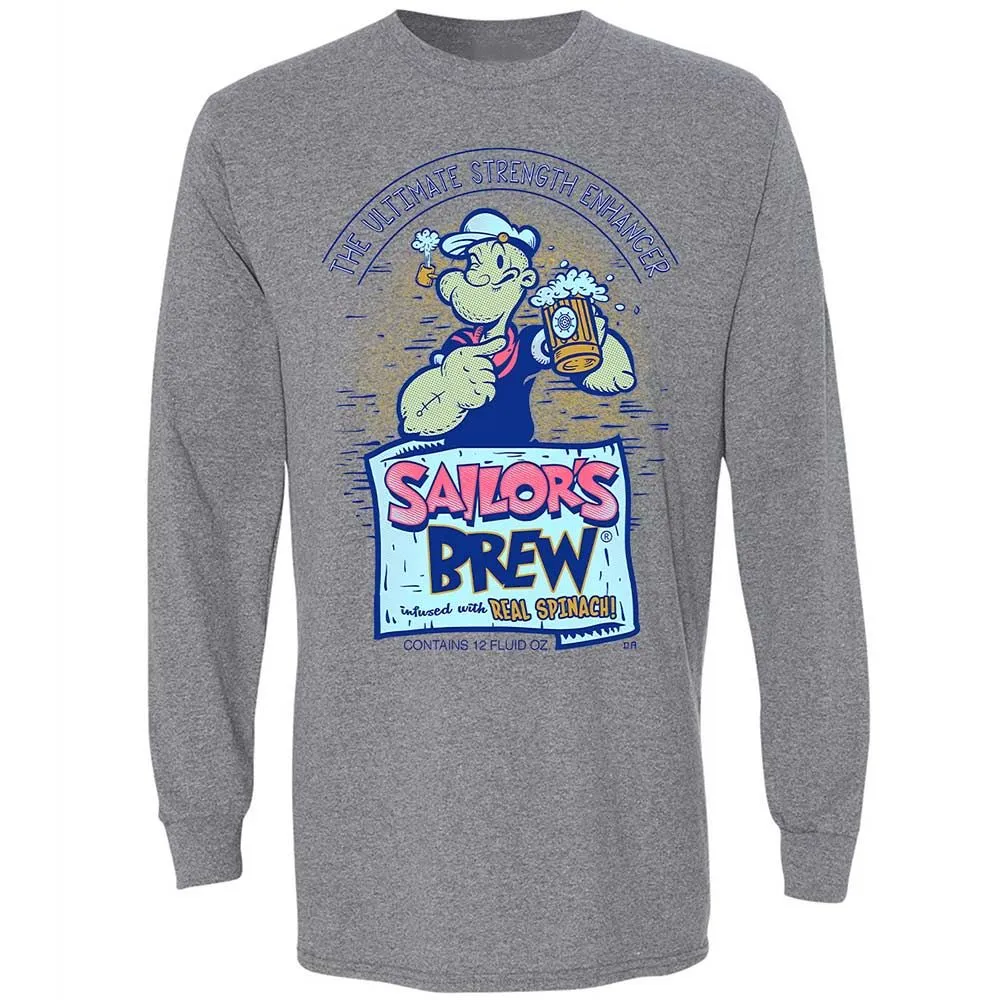 Long Sleeve T-Shirt - XQRSCW7R - Graphite Heather - 18
