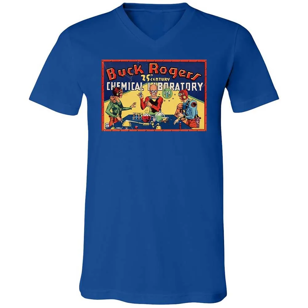 Unisex V-Neck T-Shirt - TRYTXXEX - True Royal - 4