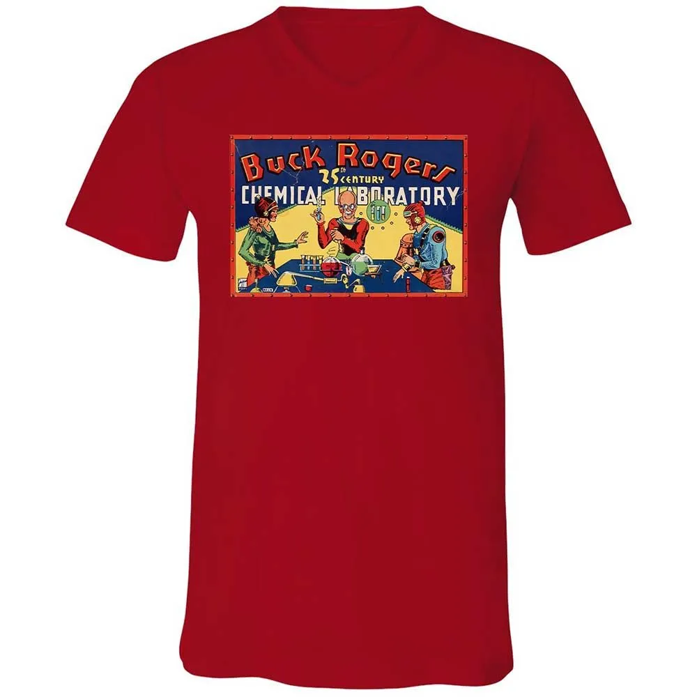 Unisex V-Neck T-Shirt - TRYTXXEX - Red - 6