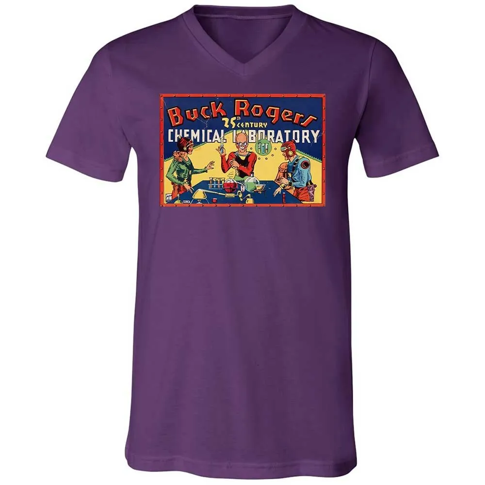 Unisex V-Neck T-Shirt - TRYTXXEX - Team Purple - 10
