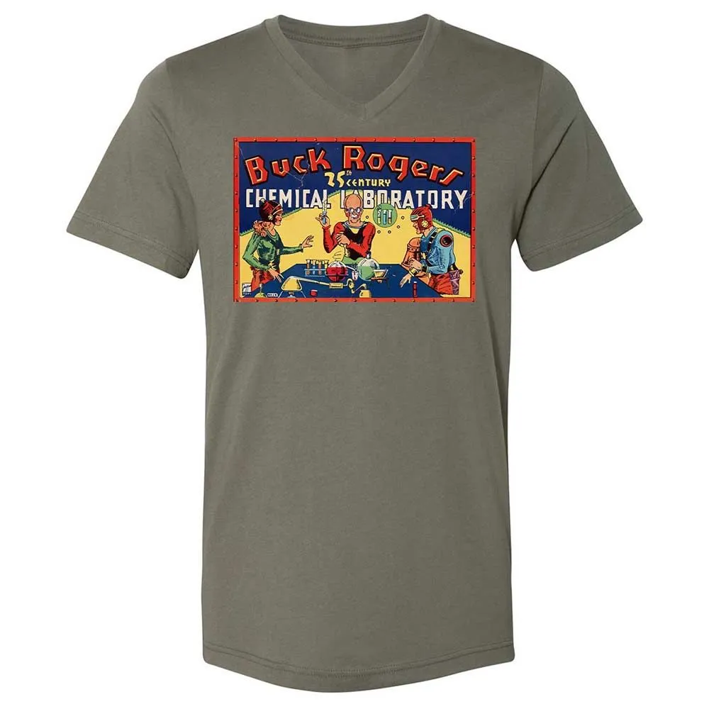 Unisex V-Neck T-Shirt - TRYTXXEX - Military Green - 11