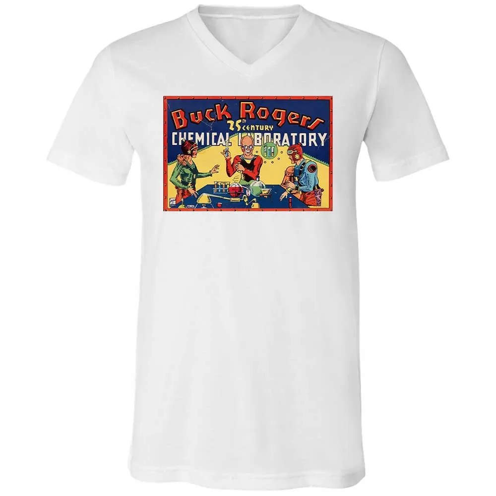 Unisex V-Neck T-Shirt - TRYTXXEX - White - 16