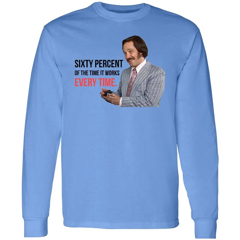 Long Sleeve T-Shirt - VZTFAA6U - Carolina Blue - 5
