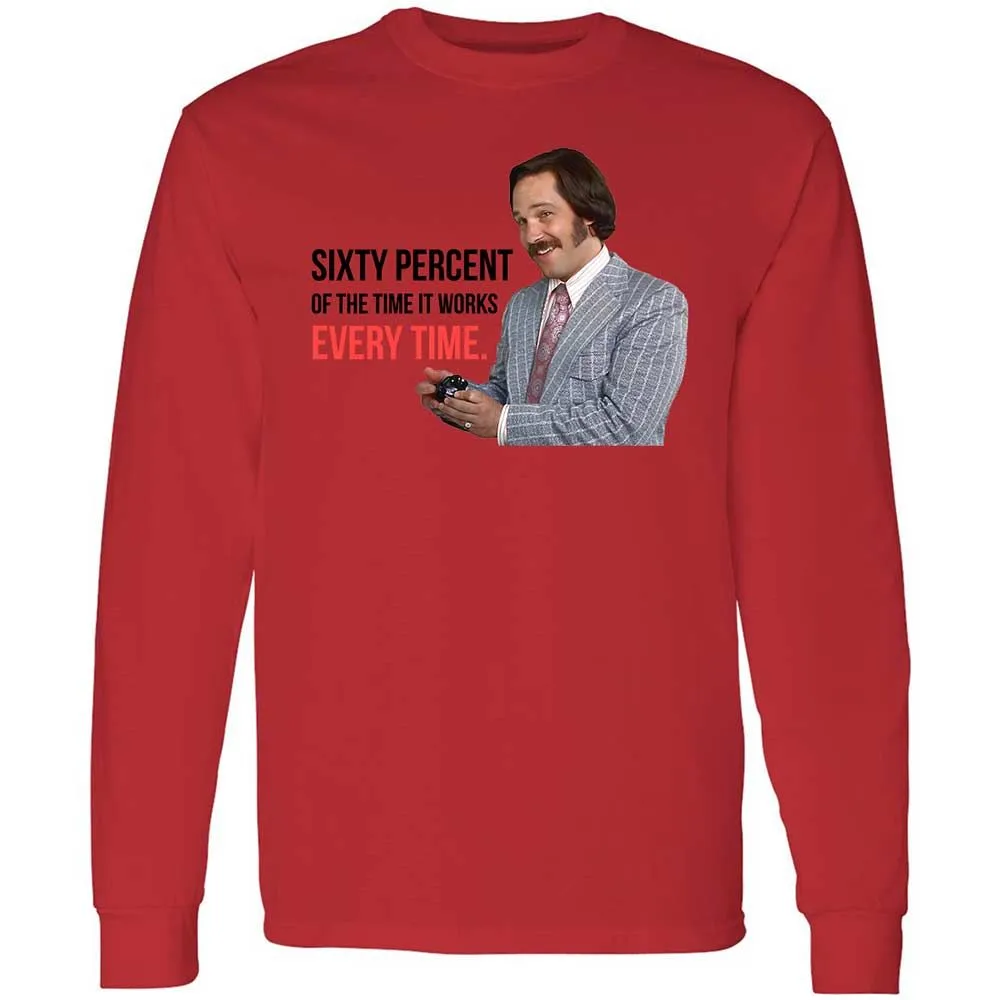 Long Sleeve T-Shirt - VZTFAA6U - Red - 8