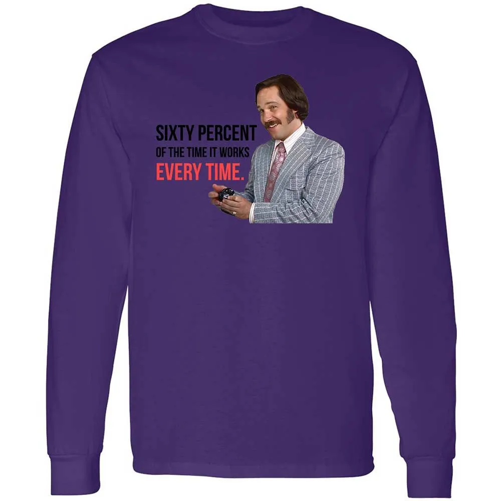 Long Sleeve T-Shirt - VZTFAA6U - Purple - 9