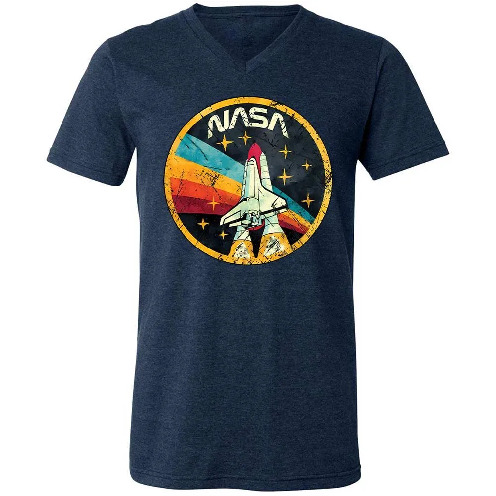 USA Space Agency Vintage Colors - Heather Navy - 3
