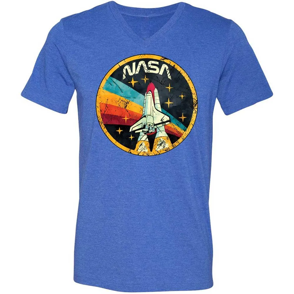 USA Space Agency Vintage Colors - Heather True Royal - 5