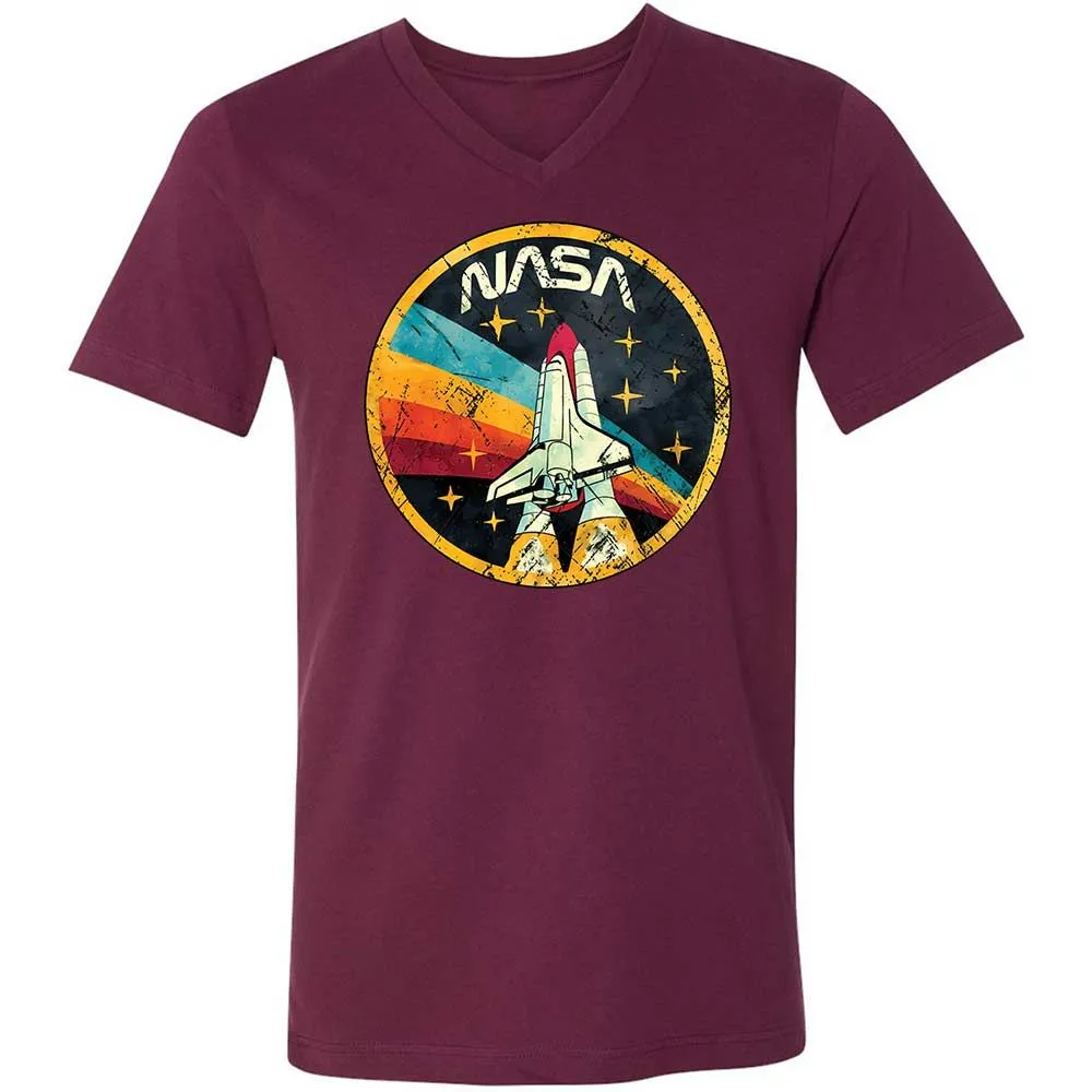 USA Space Agency Vintage Colors - Maroon - 8