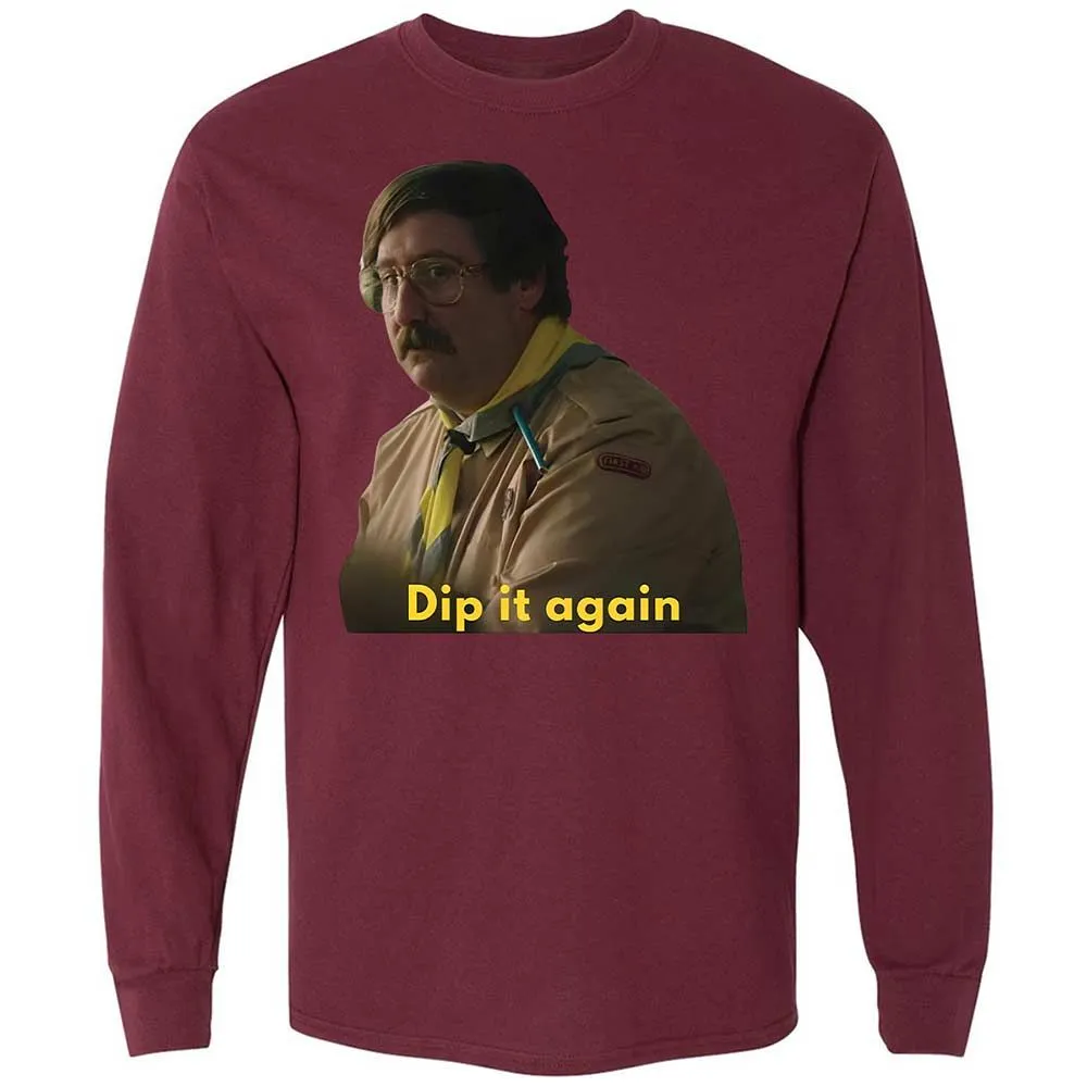 Long Sleeve T-Shirt - 7NDSYHJY - Maroon - 16