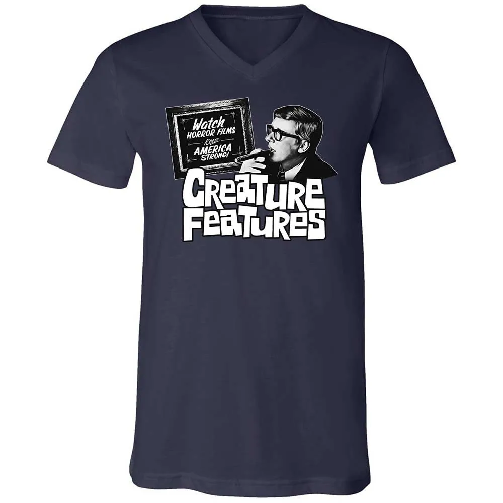 Bob Wilkins Creature Features - Navy - 2