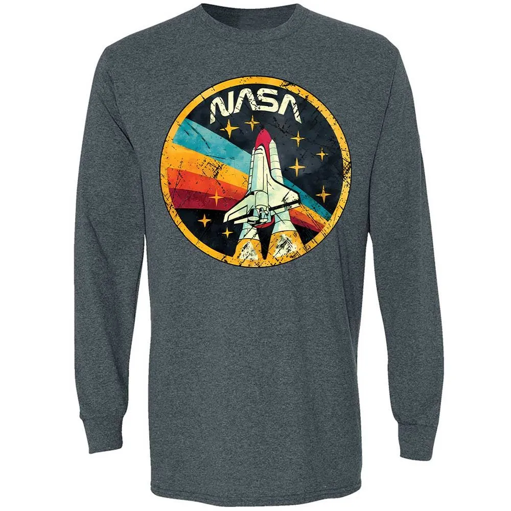 USA Space Agency Vintage Colors - Dark Heather - 5