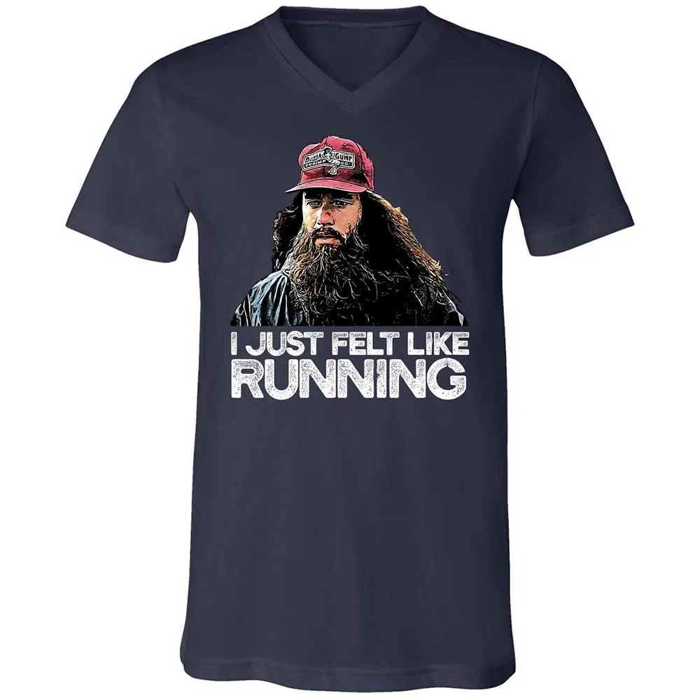 Unisex V-Neck T-Shirt - PW8EE6XV - Navy - 2