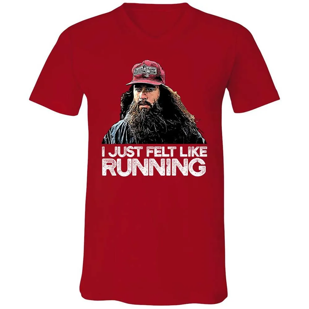 Unisex V-Neck T-Shirt - PW8EE6XV - Red - 6