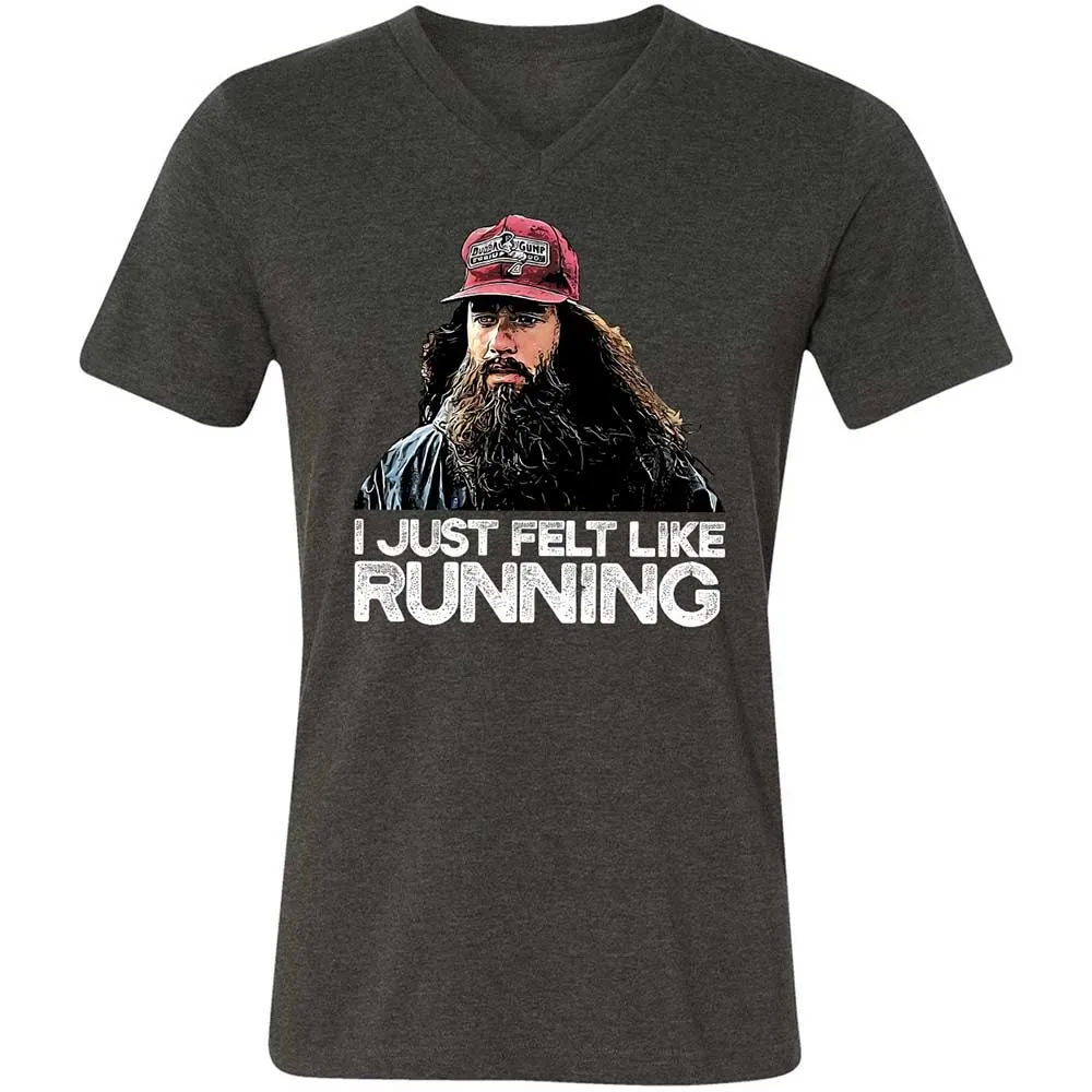 Unisex V-Neck T-Shirt - PW8EE6XV - Dark Grey Heather - 9
