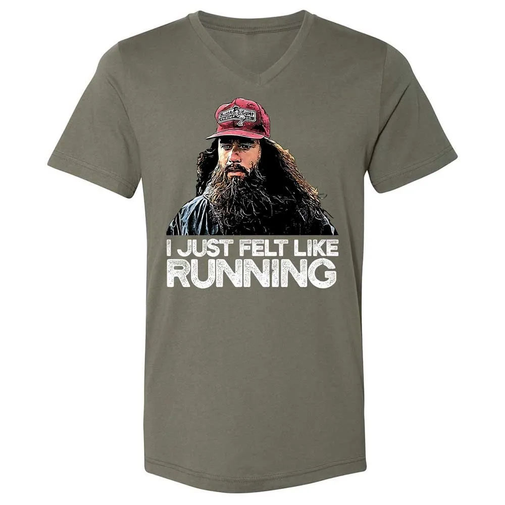 Unisex V-Neck T-Shirt - PW8EE6XV - Military Green - 11