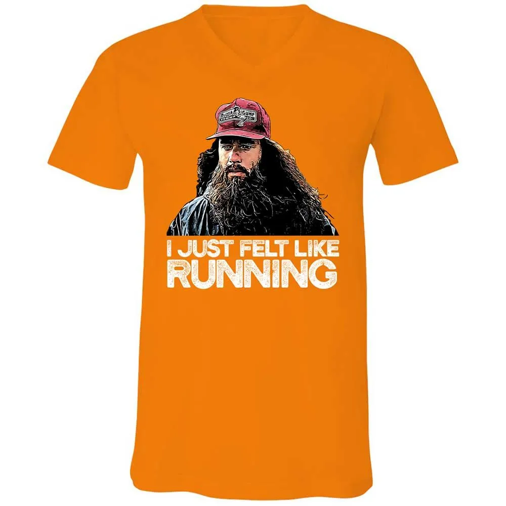 Unisex V-Neck T-Shirt - PW8EE6XV - Orange - 12