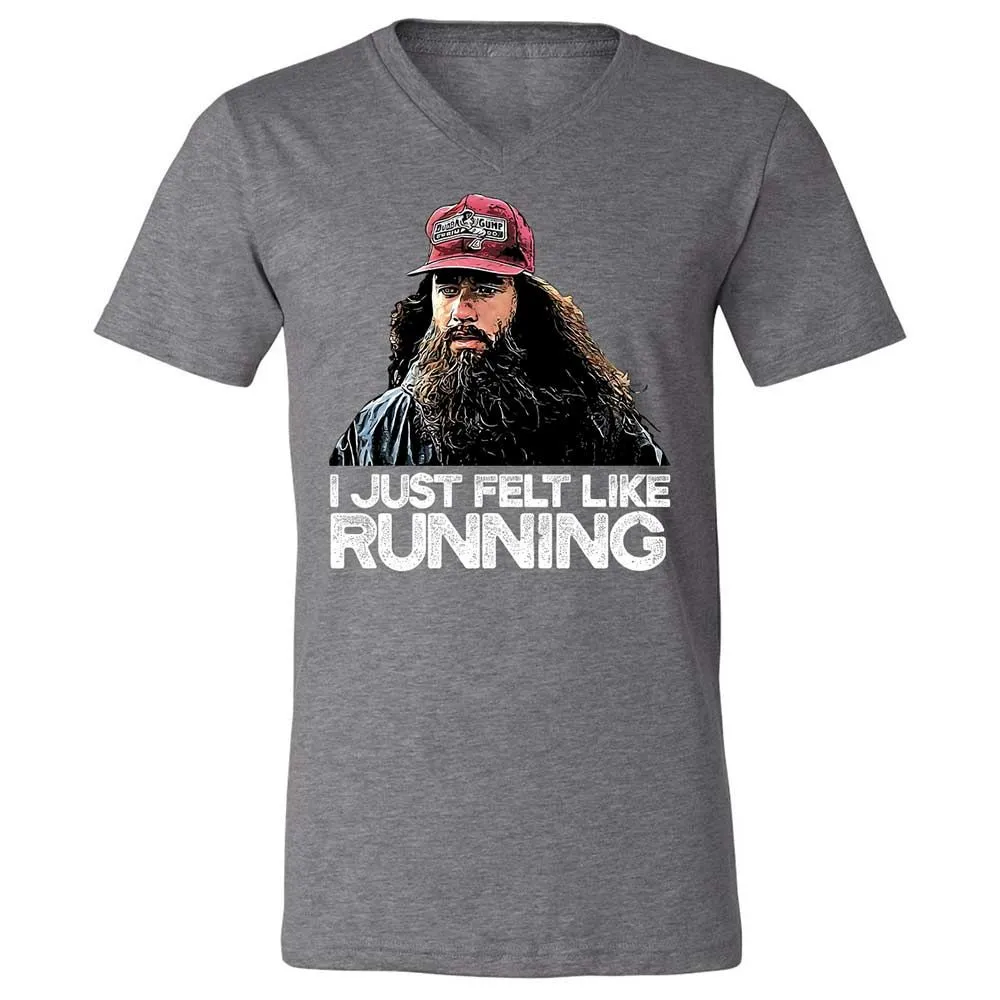 Unisex V-Neck T-Shirt - PW8EE6XV - Deep Heather - 14