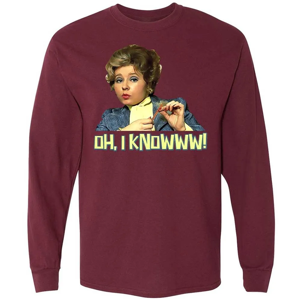 Long Sleeve T-Shirt - ZCATD2BH - Maroon - 16