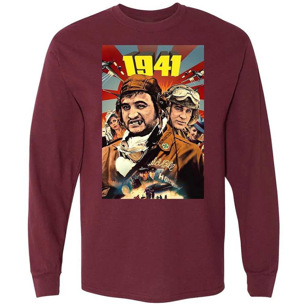 Long Sleeve T-Shirt - 43RG5DF9 - Maroon - 6