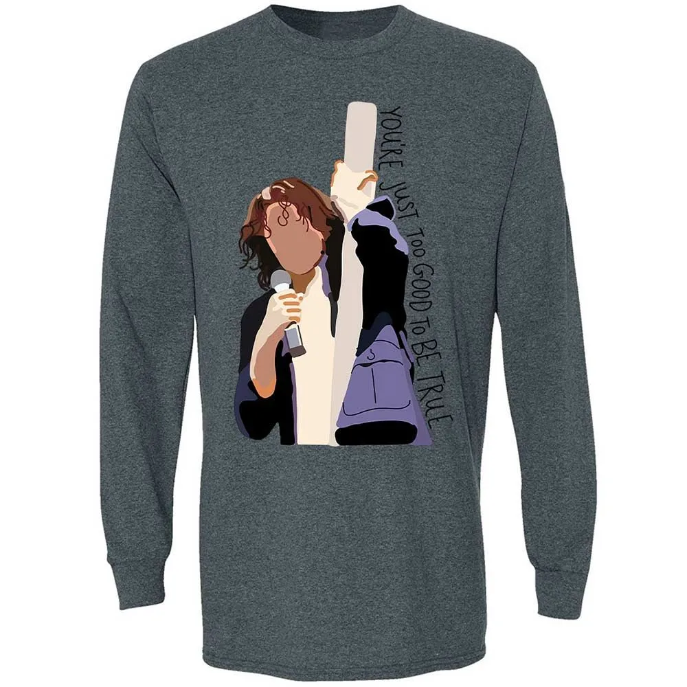 Long Sleeve T-Shirt - B1E4SJT9 - Dark Heather - 15