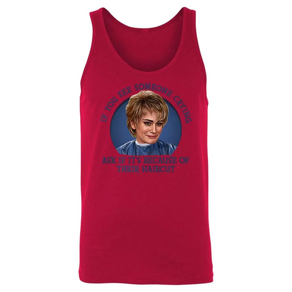 Unisex Jersey Tank - 8UKK3L5S - Red - 3