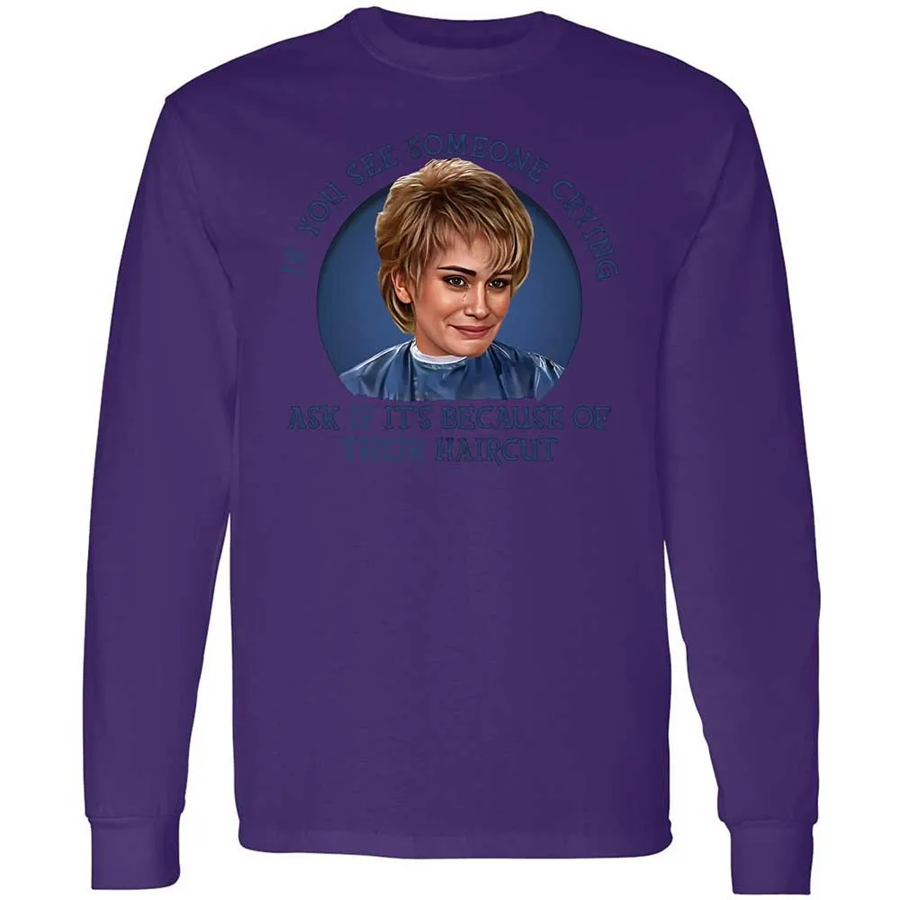 Long Sleeve T-Shirt - LB1TMPKZ - Purple - 9