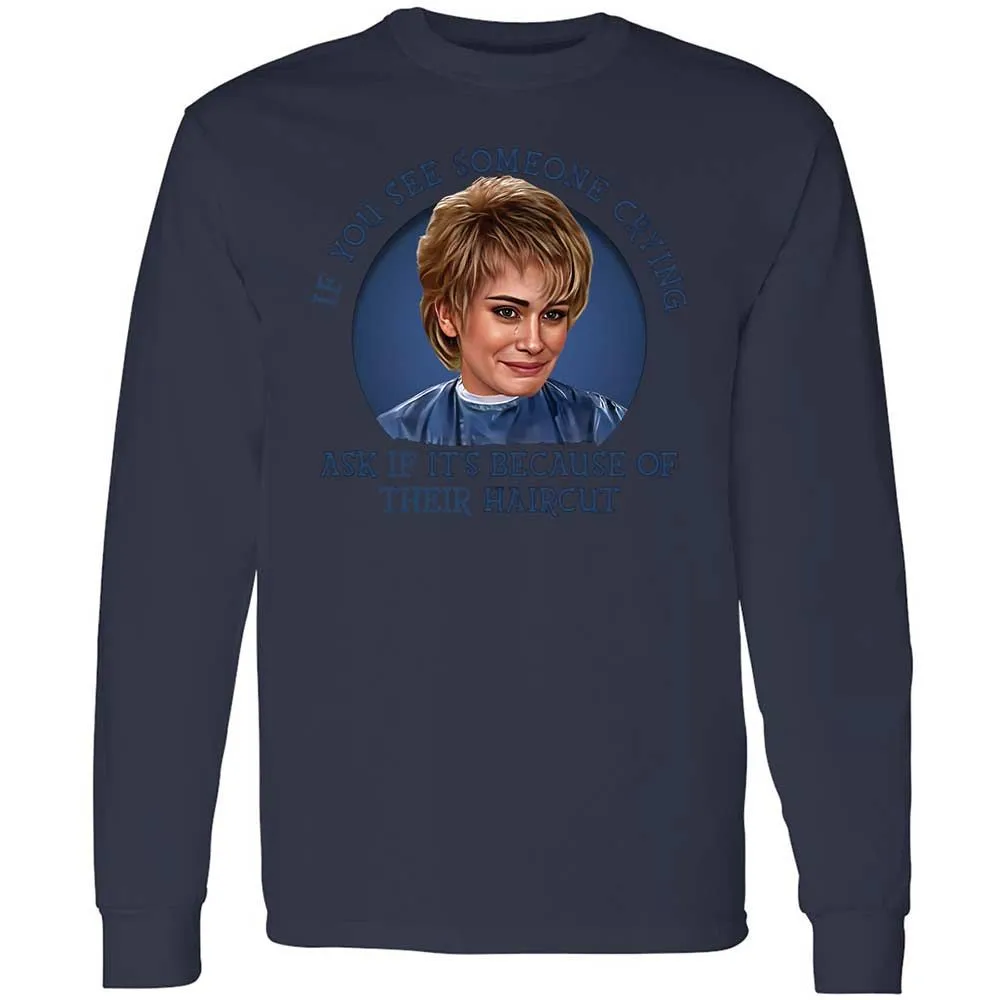 Long Sleeve T-Shirt - LB1TMPKZ - Navy - 13