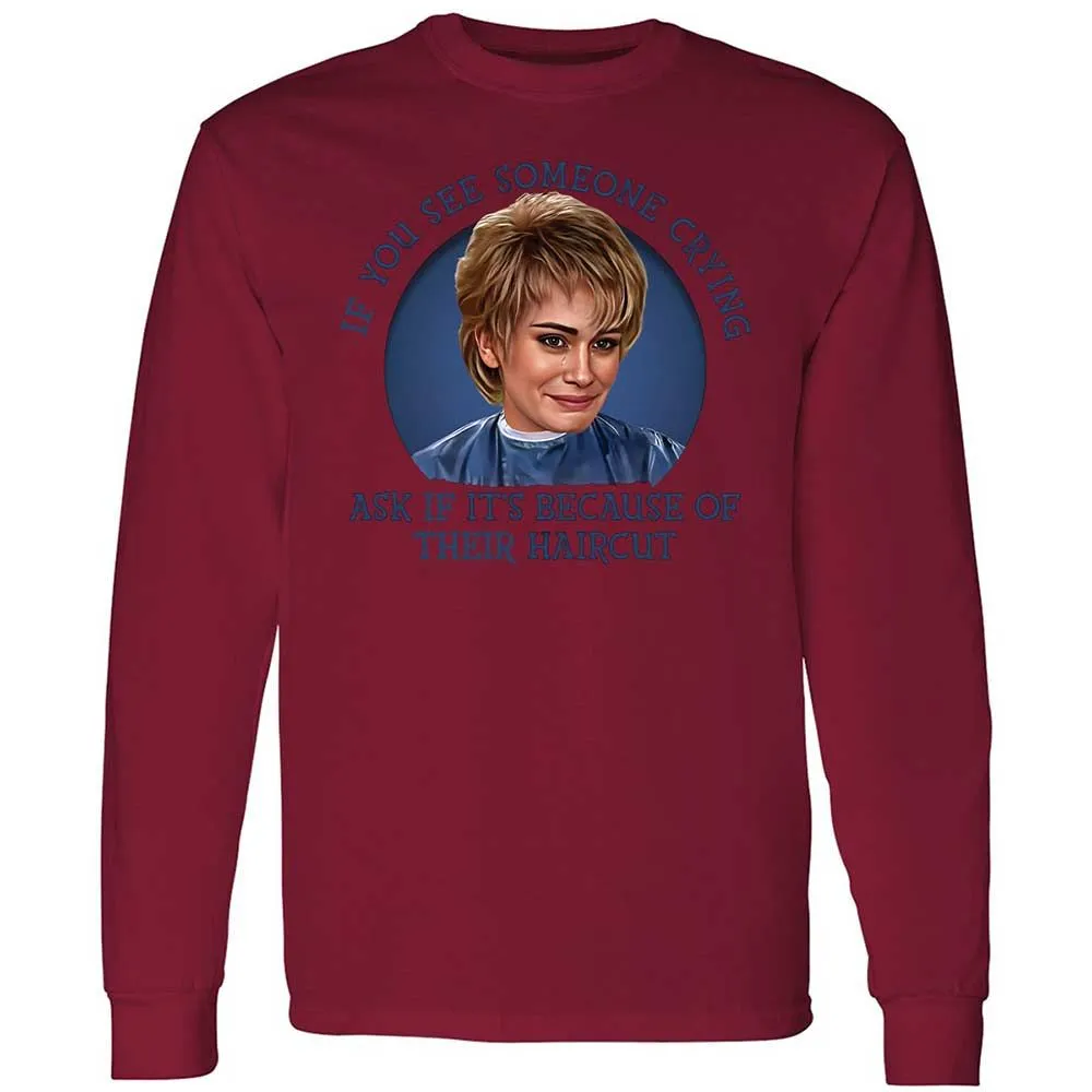 Long Sleeve T-Shirt - LB1TMPKZ - Cardinal Red - 17