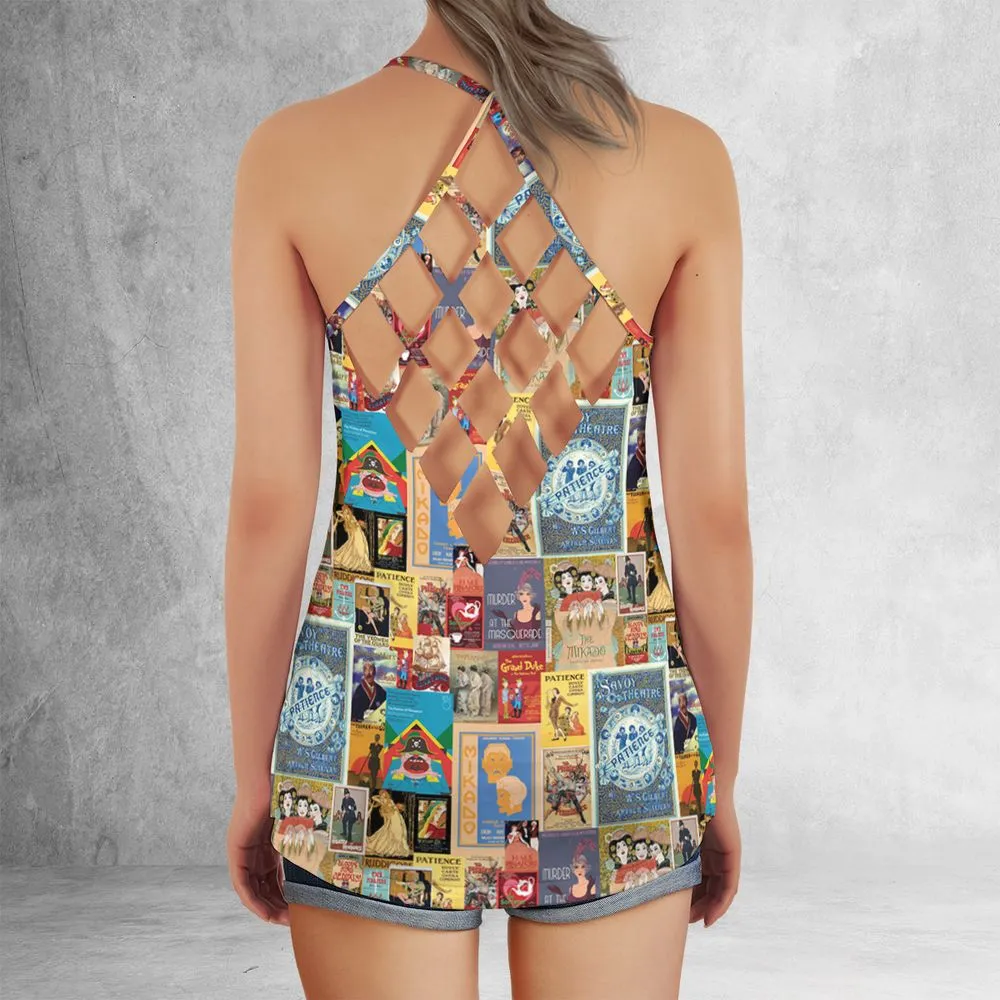 Criss Cross Tank Top - V5DCSSB3 -  - 3