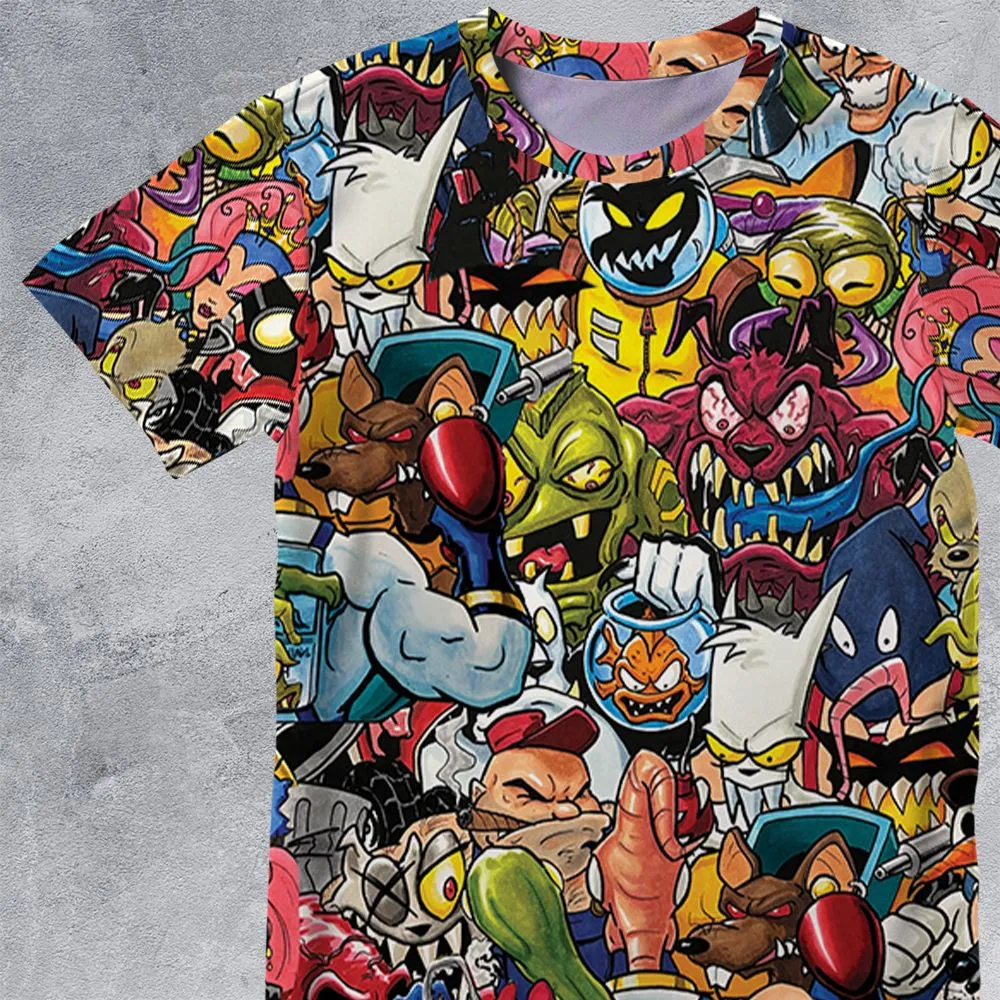 All-Over Print Unisex T-Shirt - 62ZZP535 -  - 2