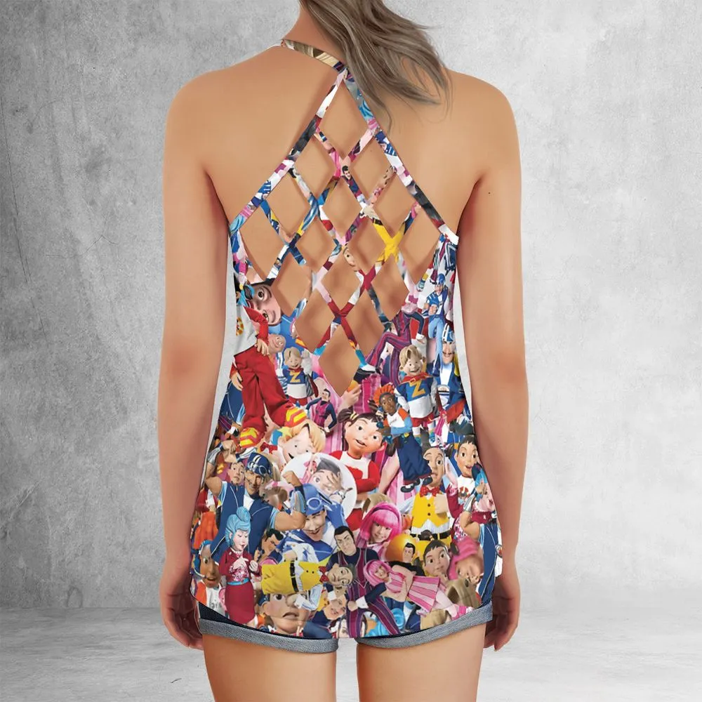 Criss Cross Tank Top - K67MF5GS -  - 3