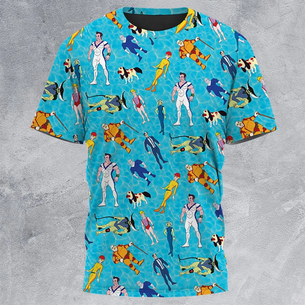 All-Over Print Unisex T-Shirt - EHRV788R -  - 3