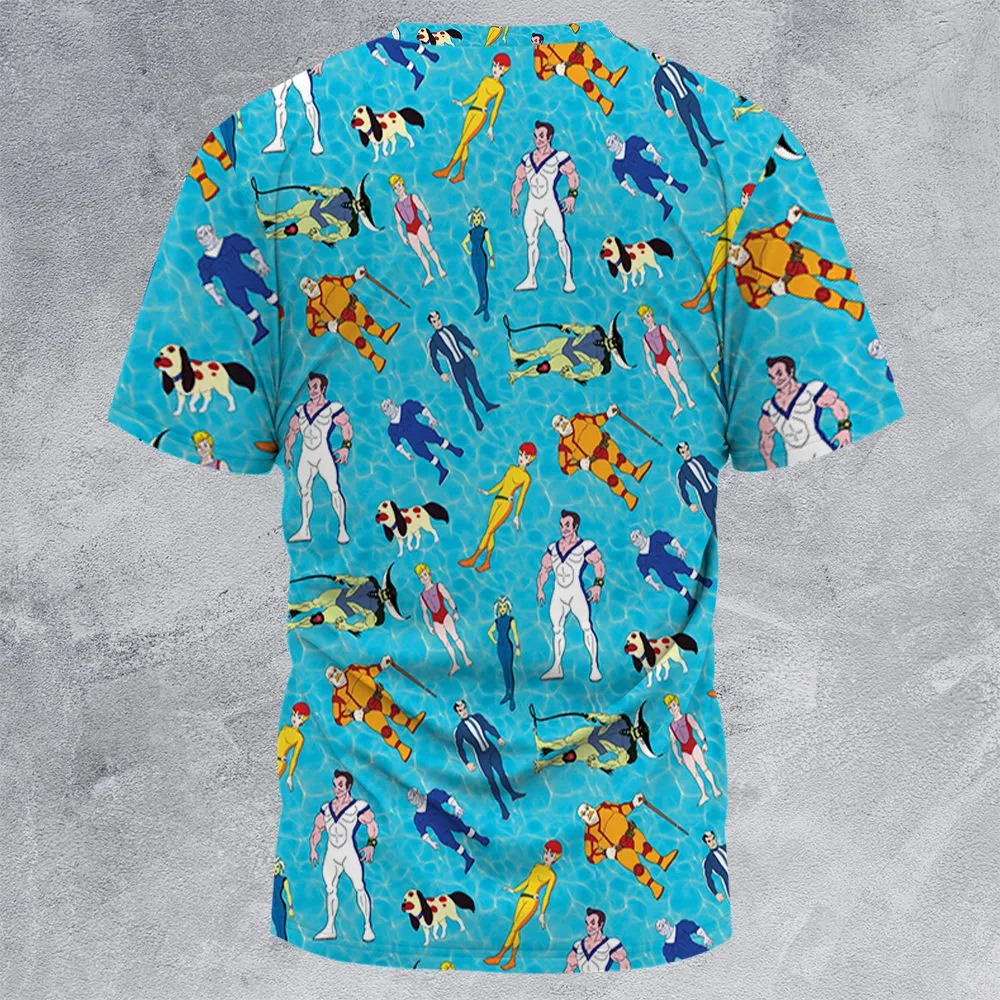 All-Over Print Unisex T-Shirt - EHRV788R -  - 4
