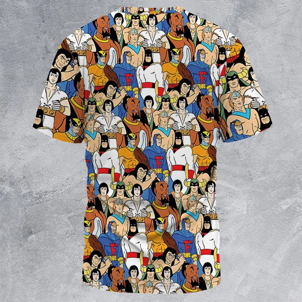 All-Over Print Unisex T-Shirt - KS3LBFCR -  - 4