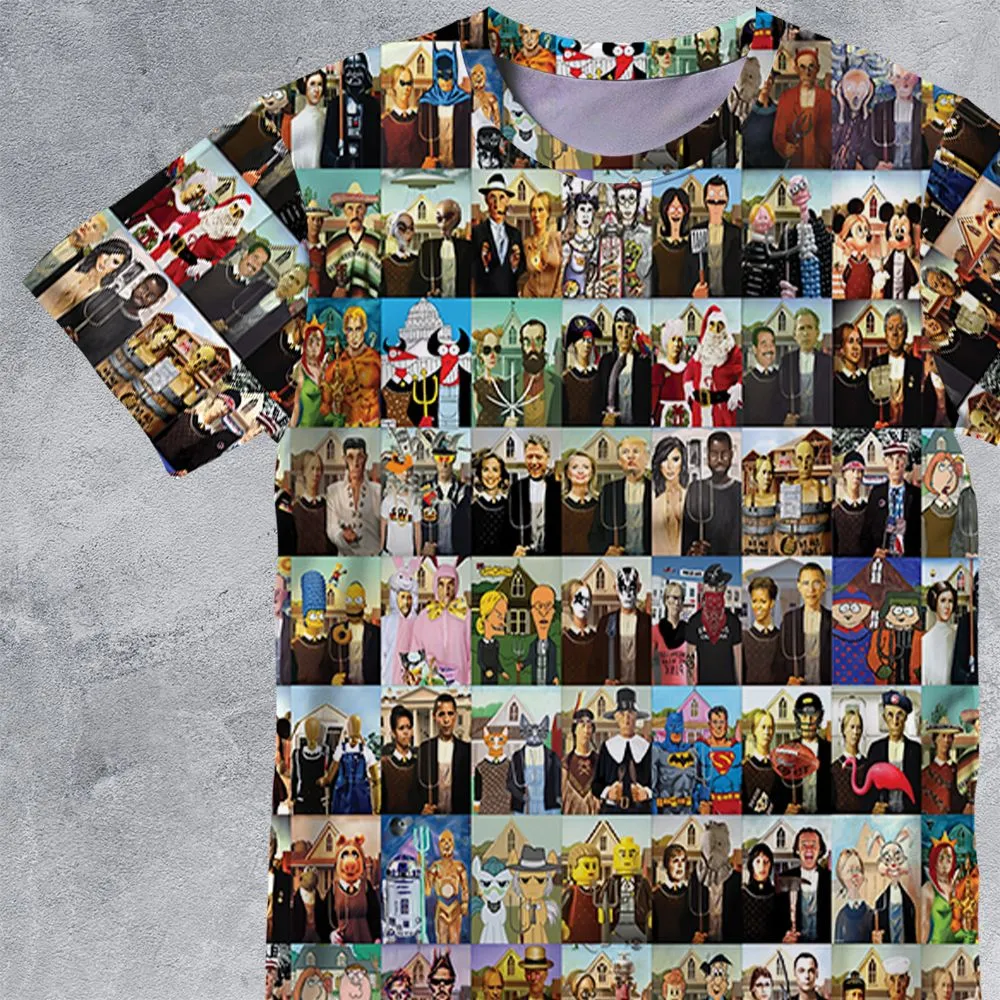 All-Over Print Unisex T-Shirt - JJDW43VU -  - 2