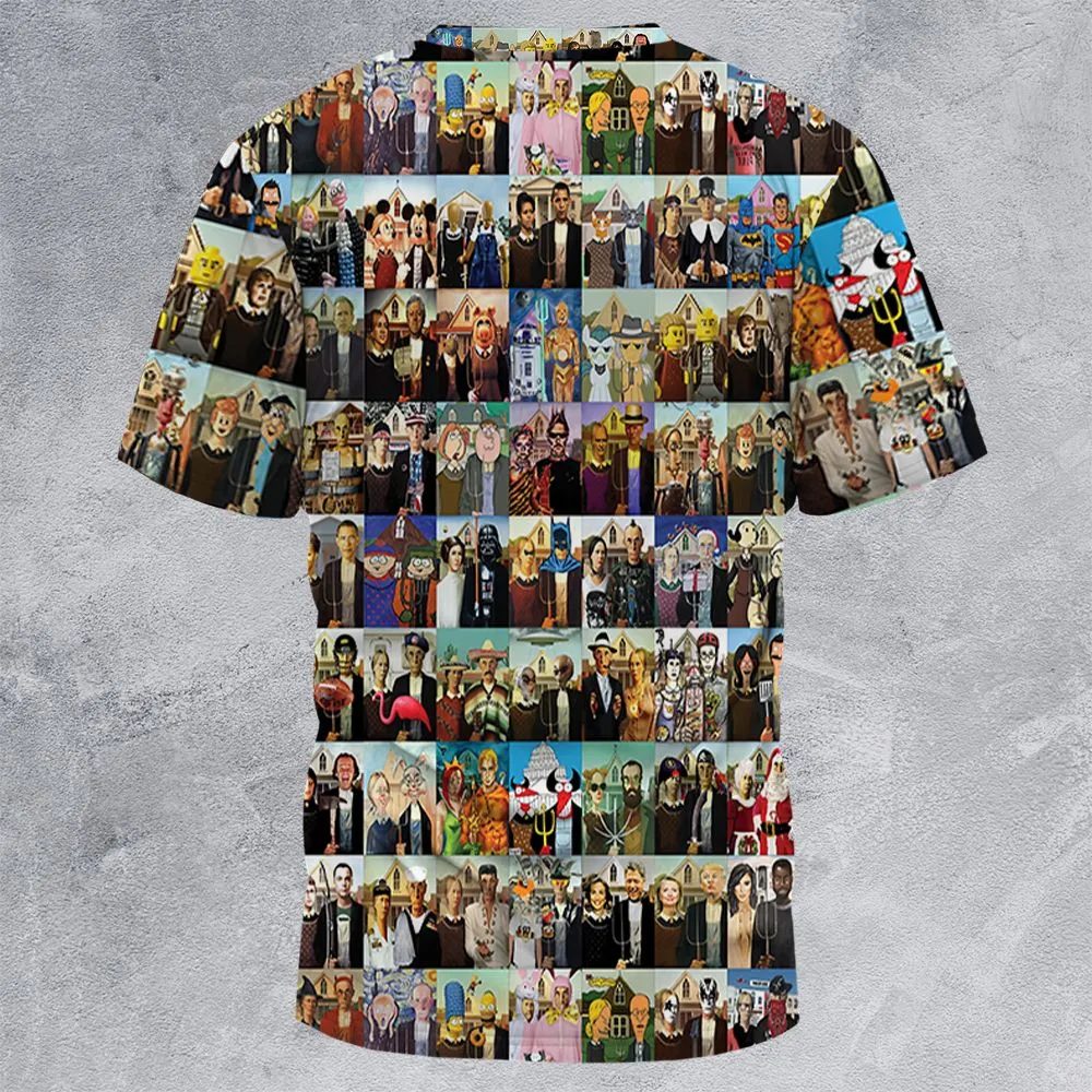 All-Over Print Unisex T-Shirt - JJDW43VU -  - 4