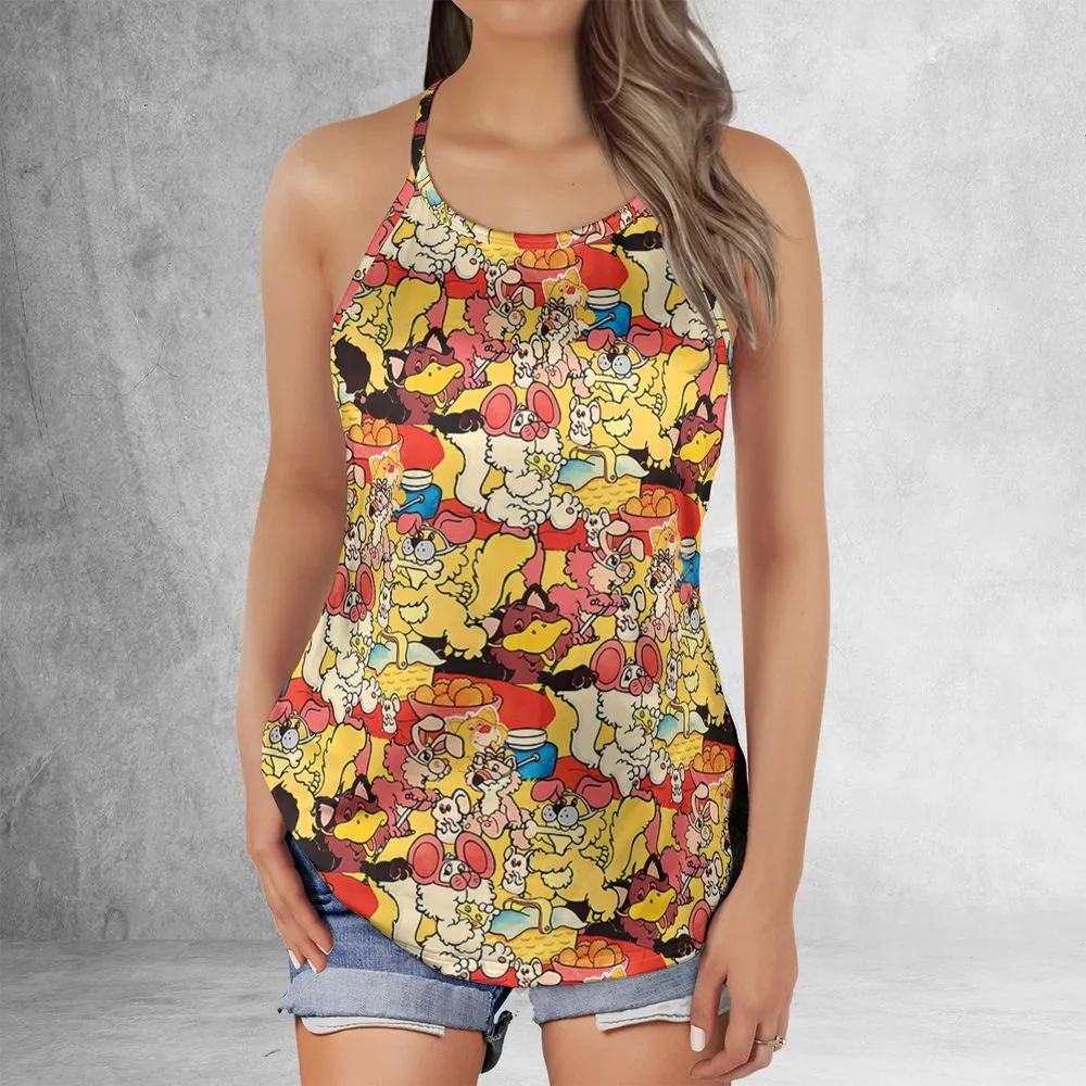 Criss Cross Tank Top - T3WYJPUW -  - 2