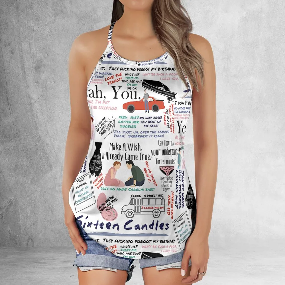 Criss Cross Tank Top - BRQ317B7 -  - 2