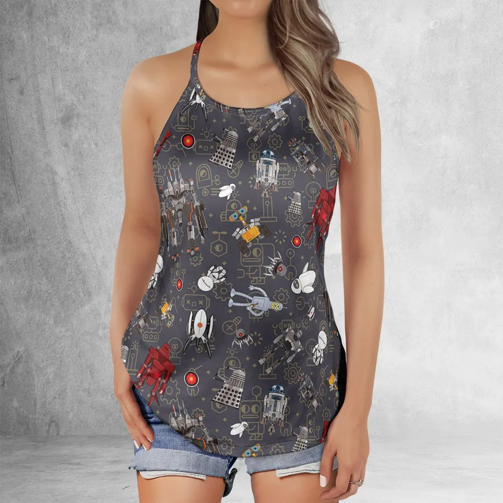 Criss Cross Tank Top - XW7735Y3 -  - 2