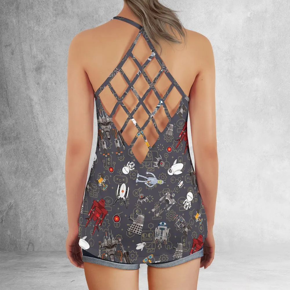 Criss Cross Tank Top - XW7735Y3 -  - 3