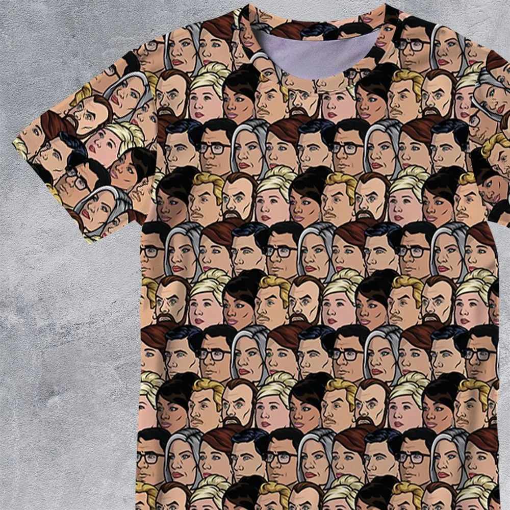 All-Over Print Unisex T-Shirt - QQD745JA -  - 2