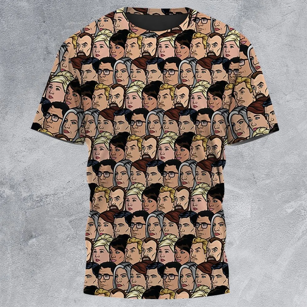 All-Over Print Unisex T-Shirt - QQD745JA -  - 3