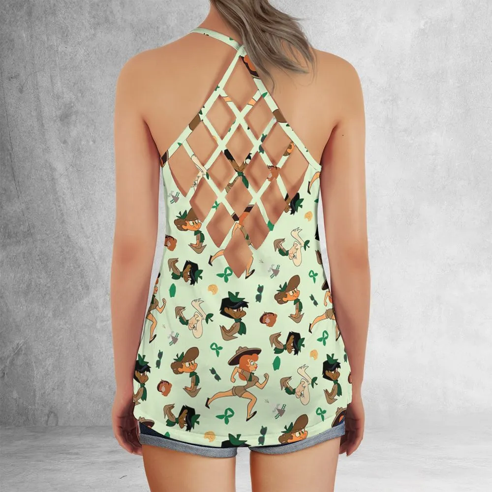 Criss Cross Tank Top - E4MYY11Q -  - 3