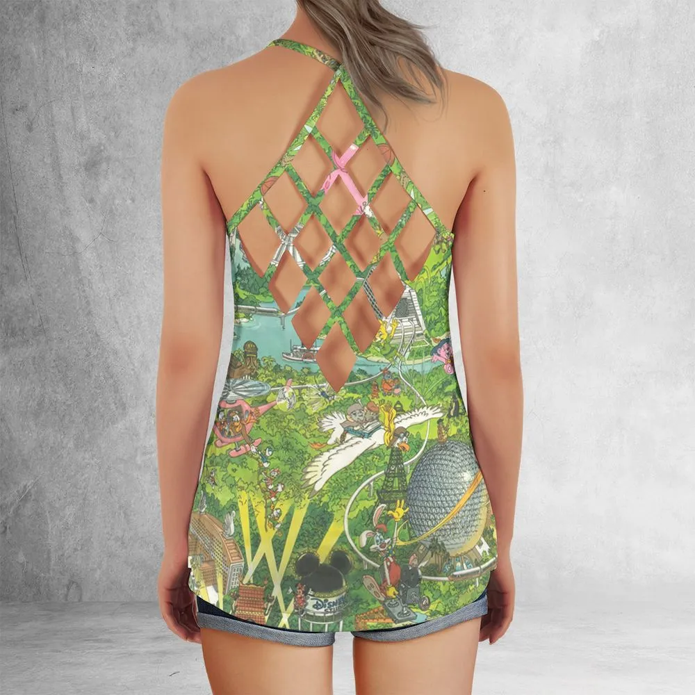 Criss Cross Tank Top -  - 3