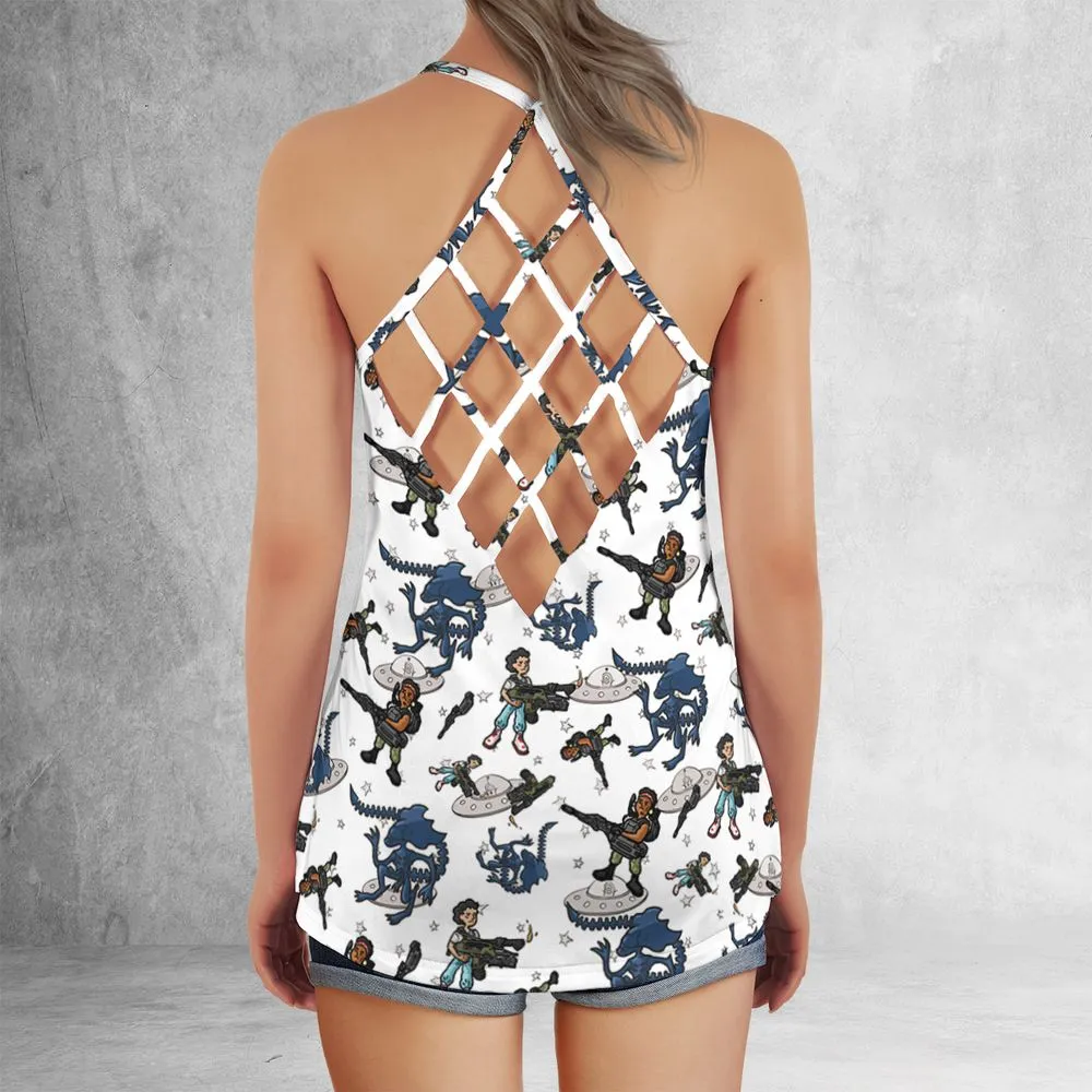 Criss Cross Tank Top - NXAUJV7K -  - 3