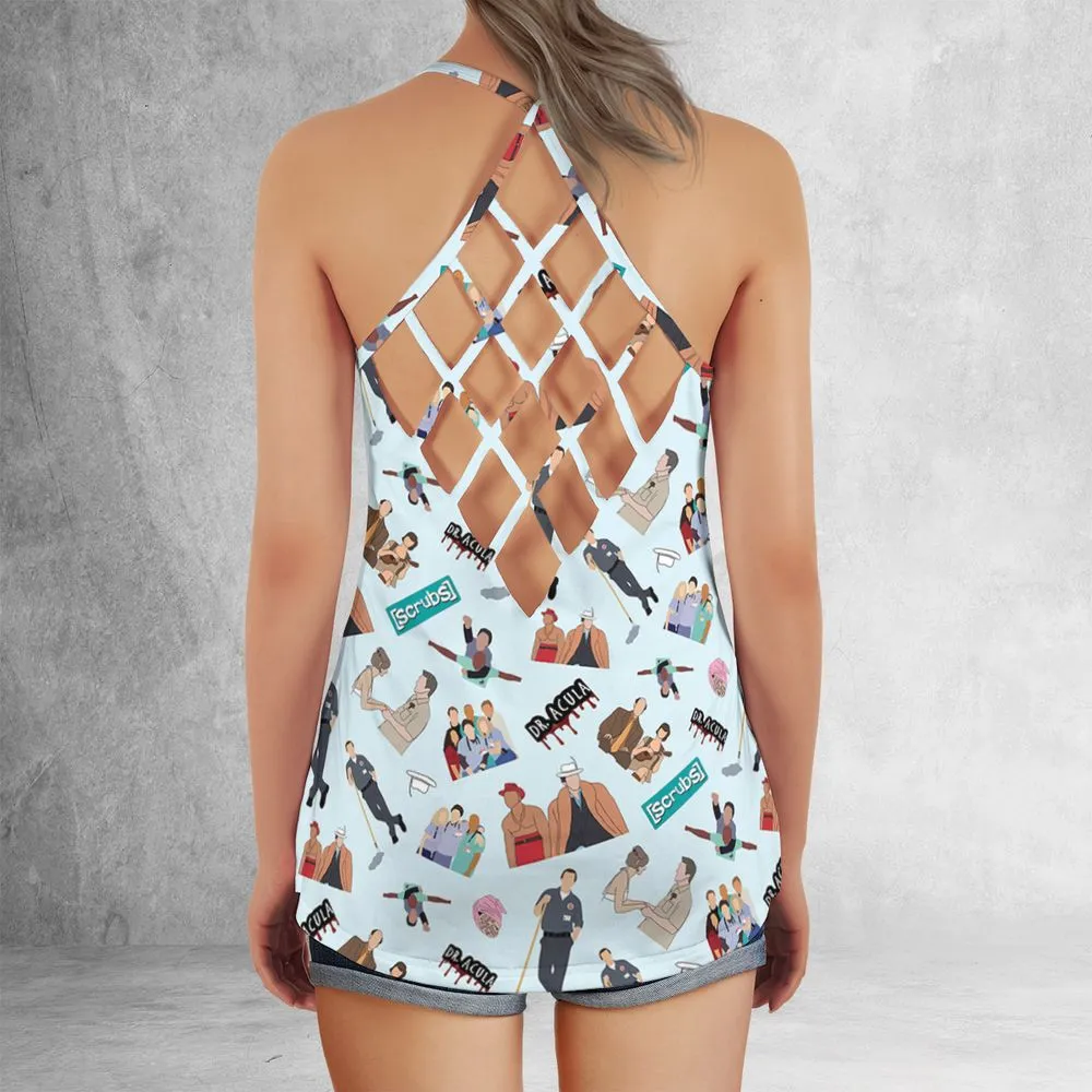 Criss Cross Tank Top - 4KLUR4UR -  - 3