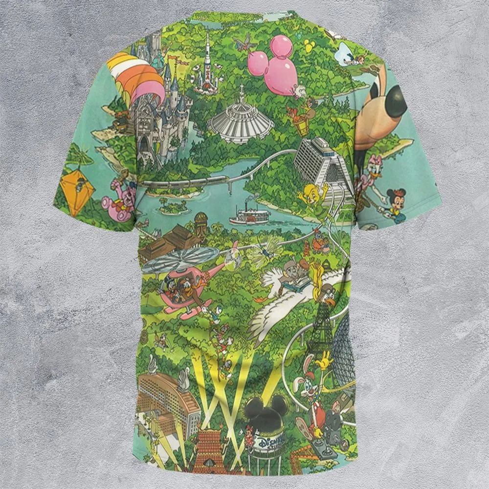 All-Over Print Unisex T-Shirt -  - 4