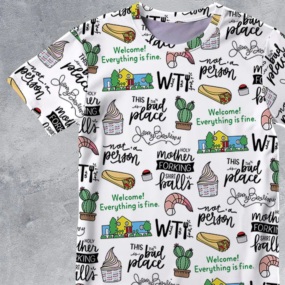 All-Over Print Unisex T-Shirt - N8YRWWGP -  - 2