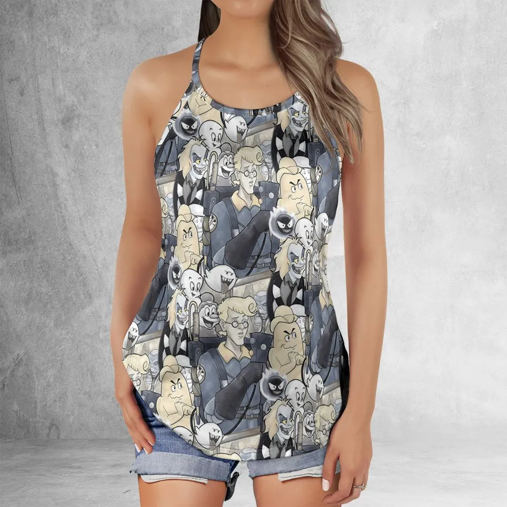Criss Cross Tank Top - R7NRE4ZH -  - 2