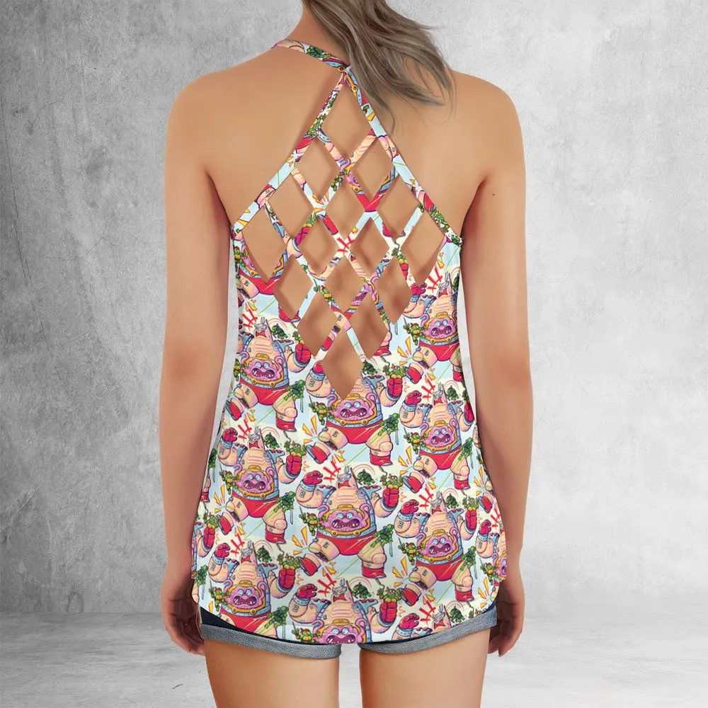 Criss Cross Tank Top - Y9H6BXH3 -  - 3